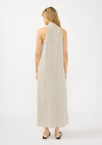 Coastal Retreat Striped Maxi Dress