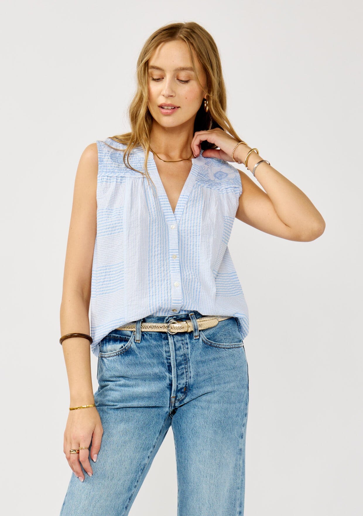 Anika Striped Tank Top
