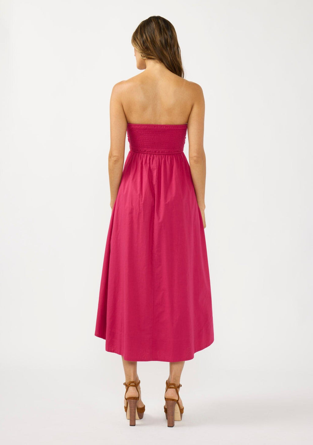 Zafira Strapless Midi Dress