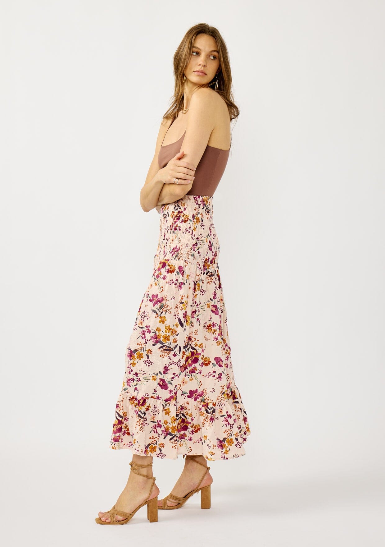 Dusty Blooms Convertible Skirt