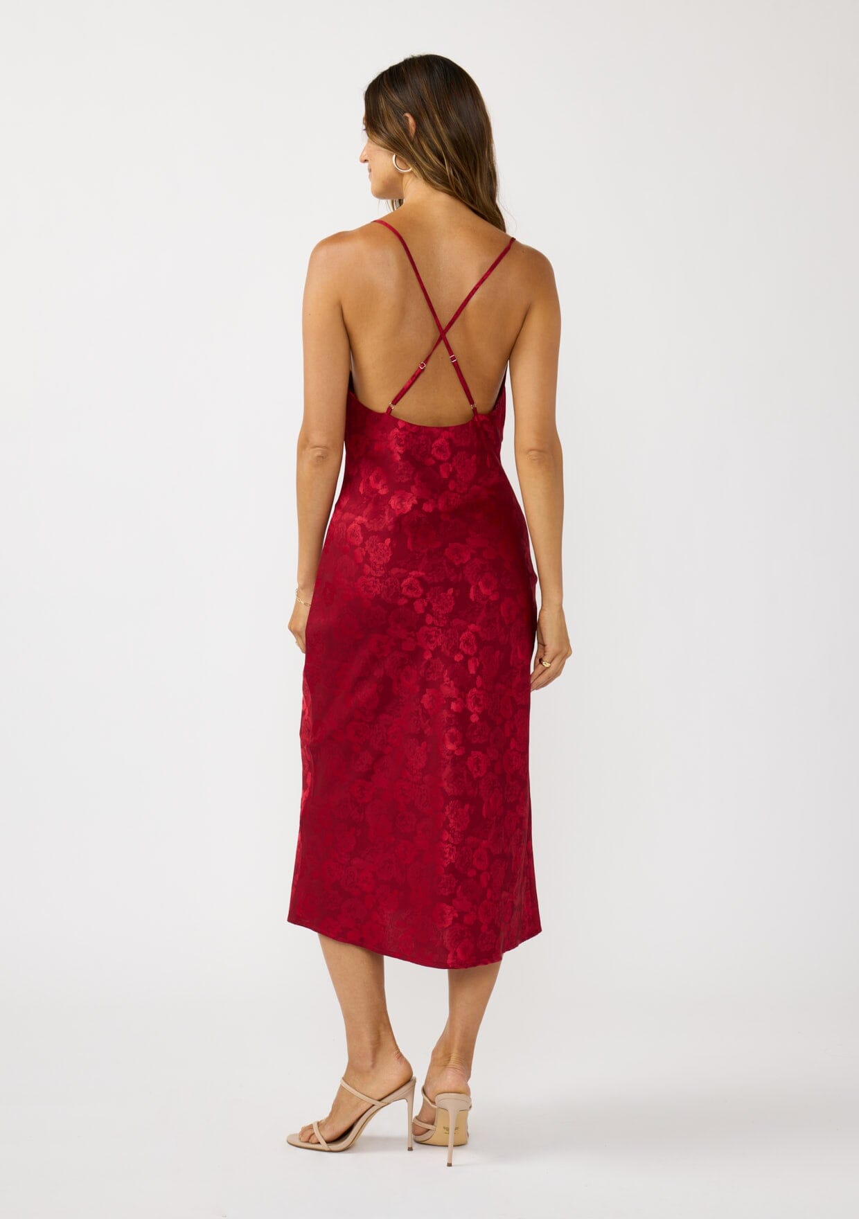 Wild Rose Midi Dress