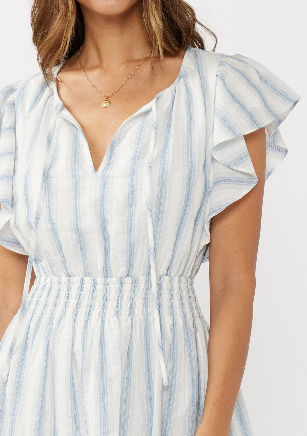 Georgia Striped Midi Dress