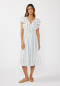 Georgia Striped Midi Dress