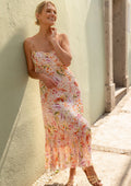 Songbird Pleated Midi Dress