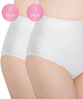 Exquisite Form Control Top Shaping Brief 2 Pack - White