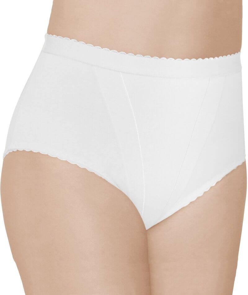 Form Flex® Single Medium Control Cotton Shaping Panty - White