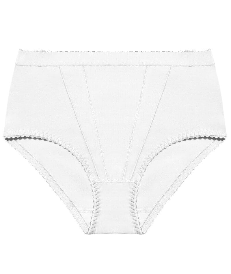 Form Flex® Single Medium Control Cotton Shaping Panty - White