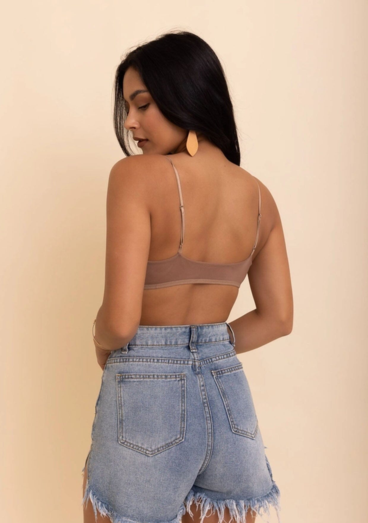 Leto Accessories Mesh Bralette