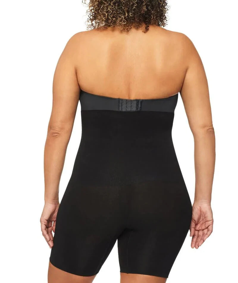 Nancy Ganz Bamboo Essentials High Waisted Thigh Shaper Short - Black