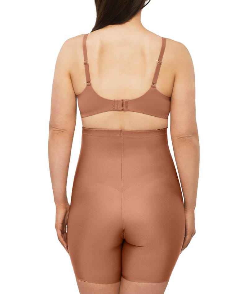 Nancy Ganz X-Factor High Waisted Thigh Shaper Short - Cocoa