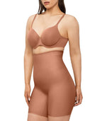 Nancy Ganz X-Factor High Waisted Thigh Shaper Short - Cocoa
