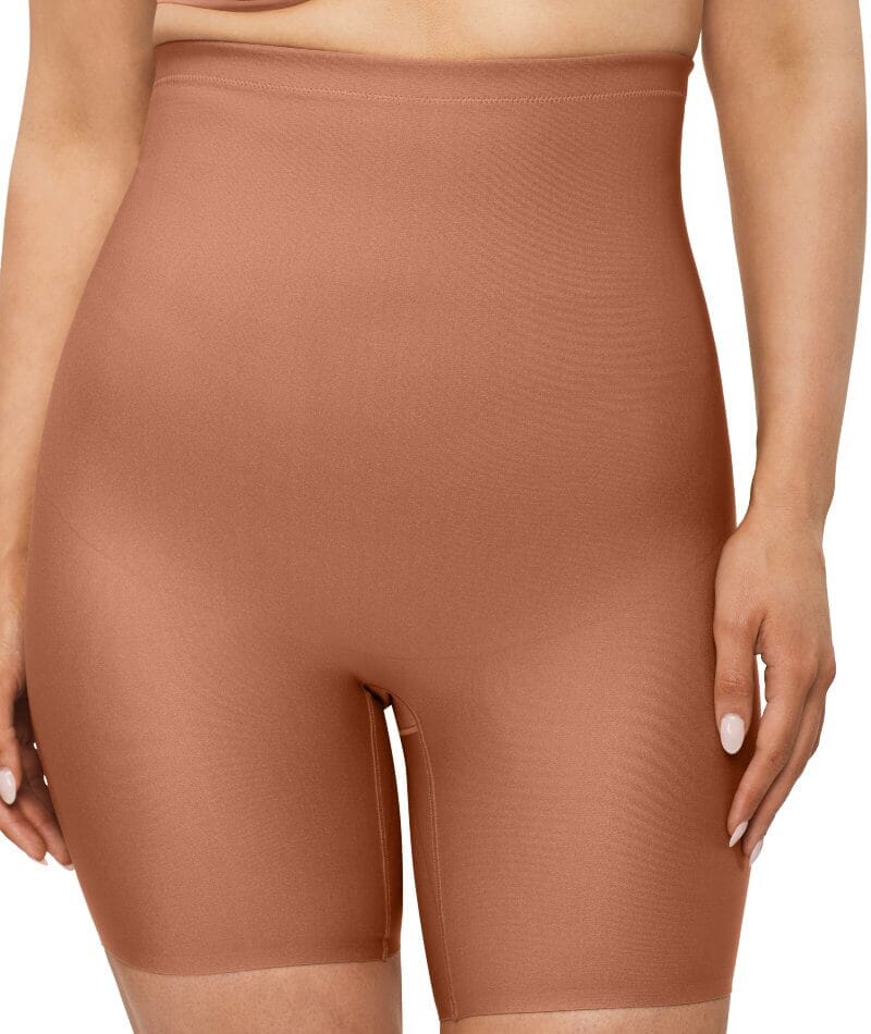Nancy Ganz X-Factor High Waisted Thigh Shaper Short - Cocoa