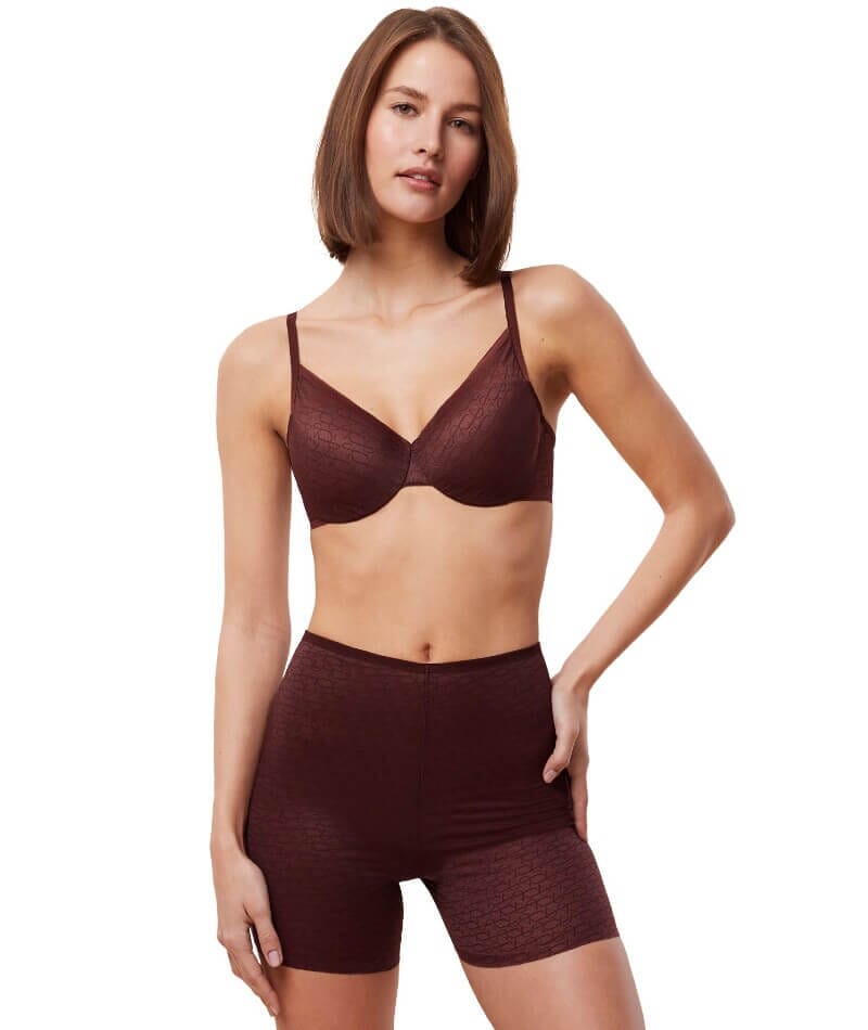 Triumph Signature Sheer Shapewear Short - Decadent Chocolate