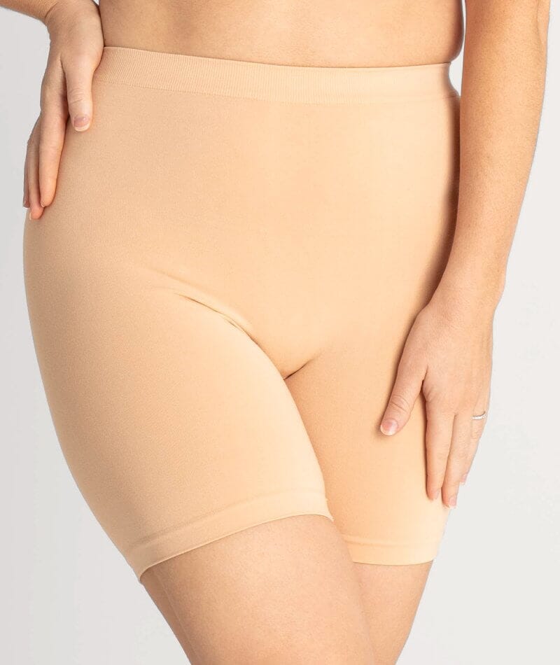 Underbliss Seamless Bamboo Blend Anti-Chafing Shorts - Frappe