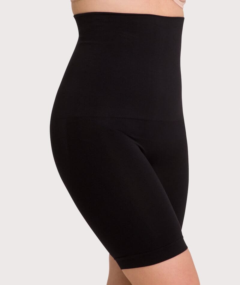 Underbliss Seamless Smoothing High Waist Thigh Short - Black