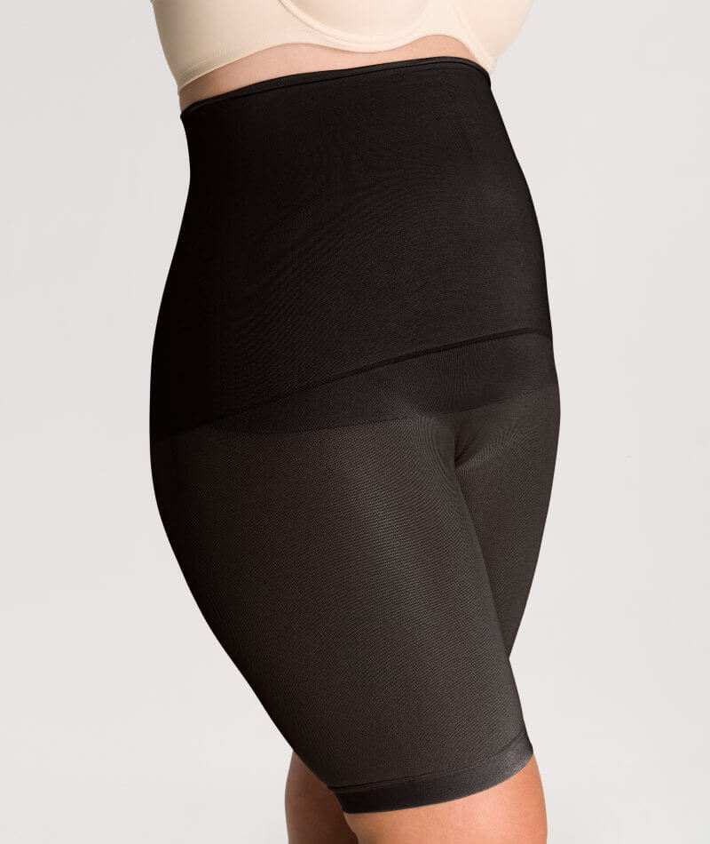 Underbliss Seamless Smoothing High Waist Thigh Short - Black